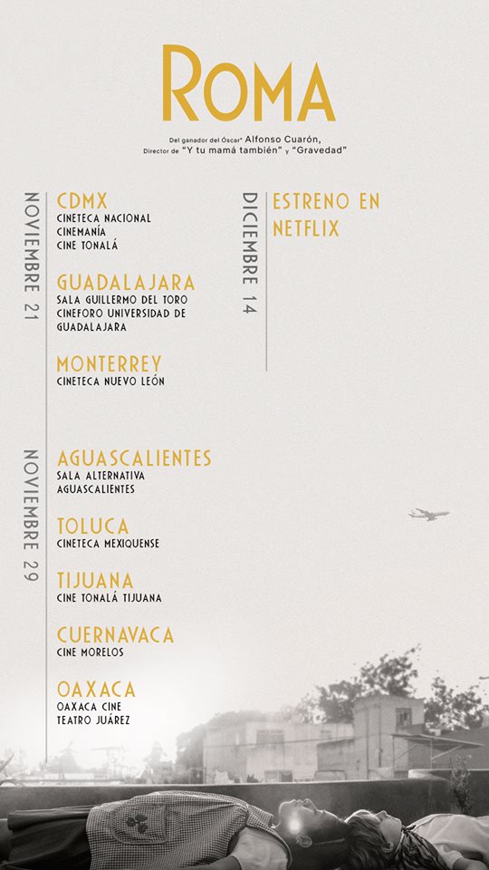 roma pelicula calendario